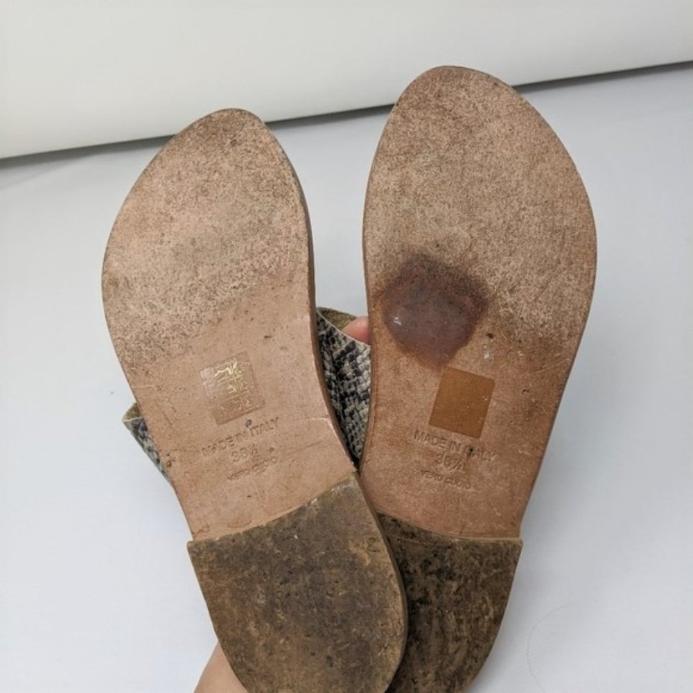 Joie A la Plage Diani Python Slide Sandals Sz.8.5 - Picture 5 of 8